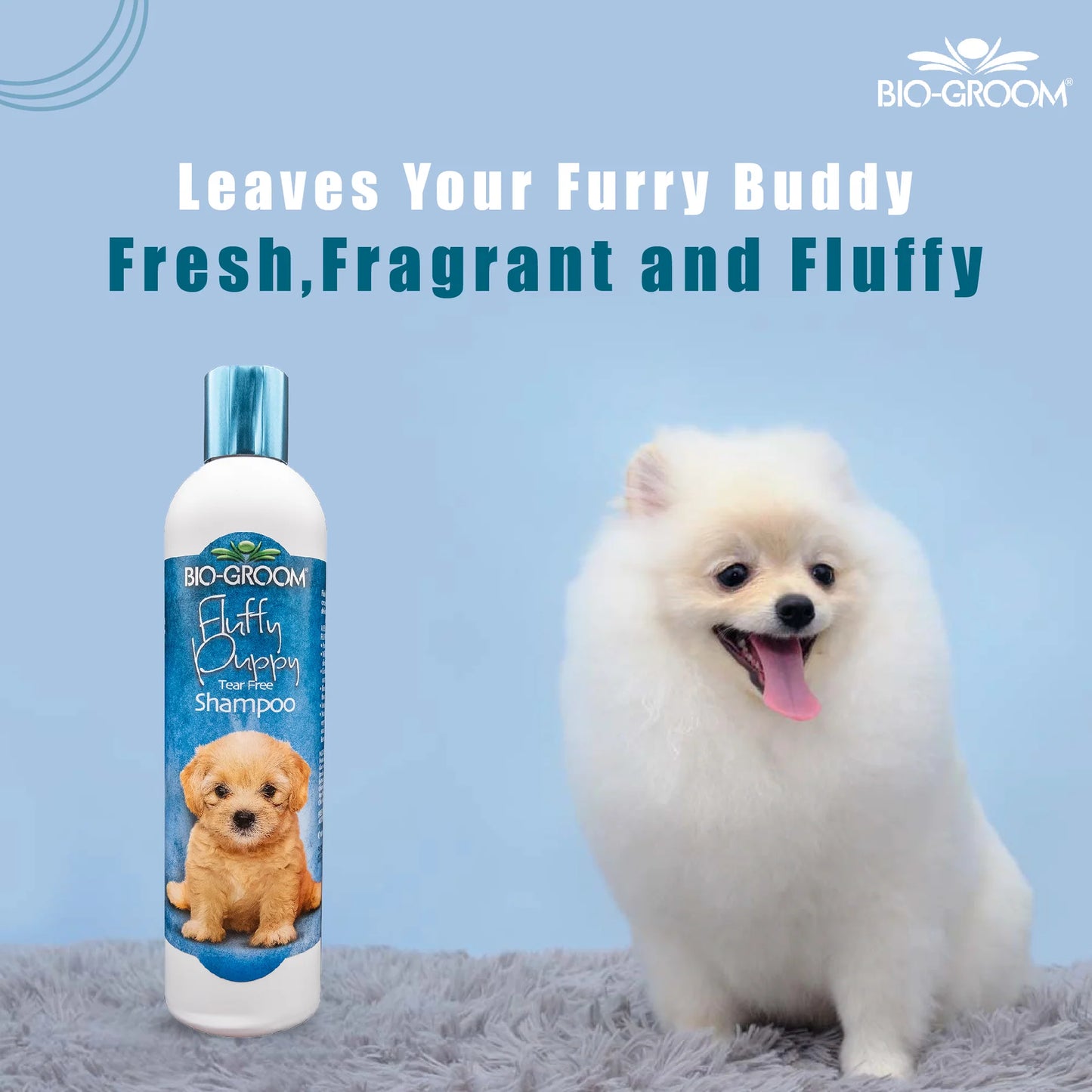 Bio-Groom Fluffy Puppy Tear-Free Dog Shampoo (355 ML)