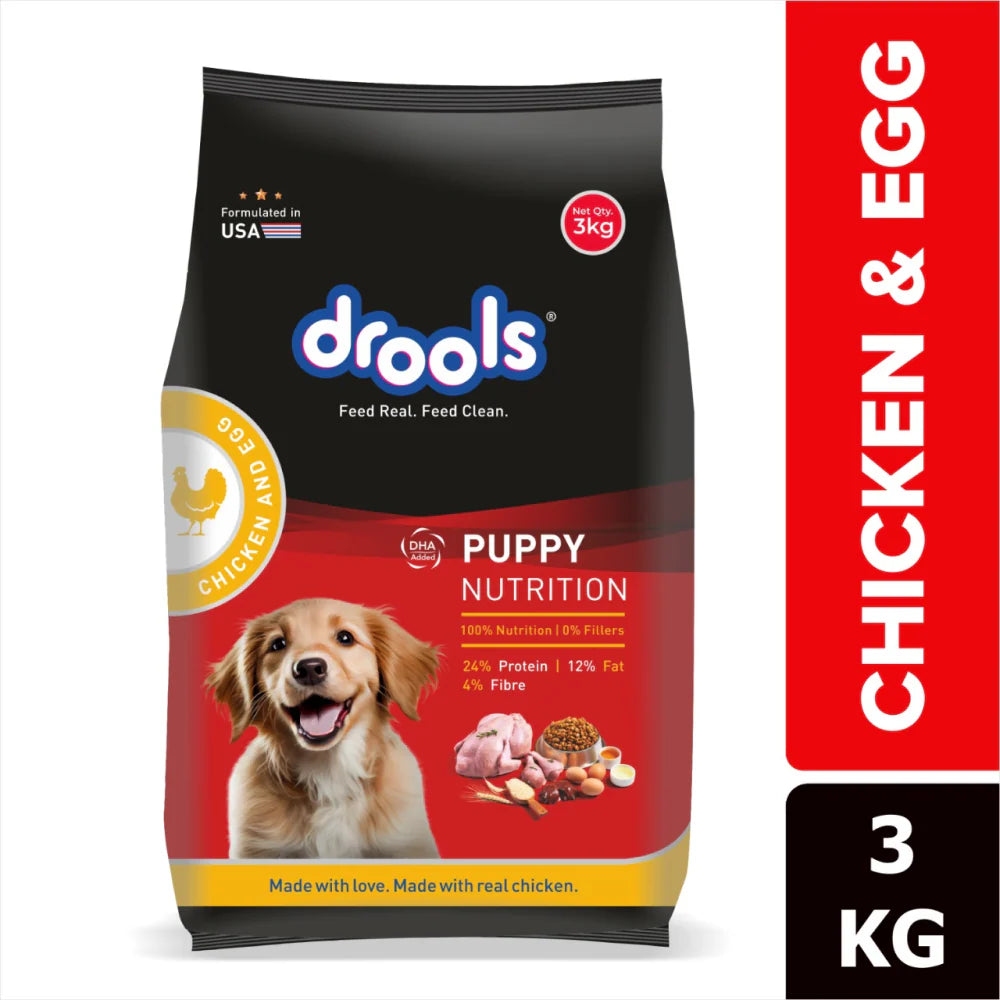 Drools Chicken & Egg Dry Food for Dogs - Puppy