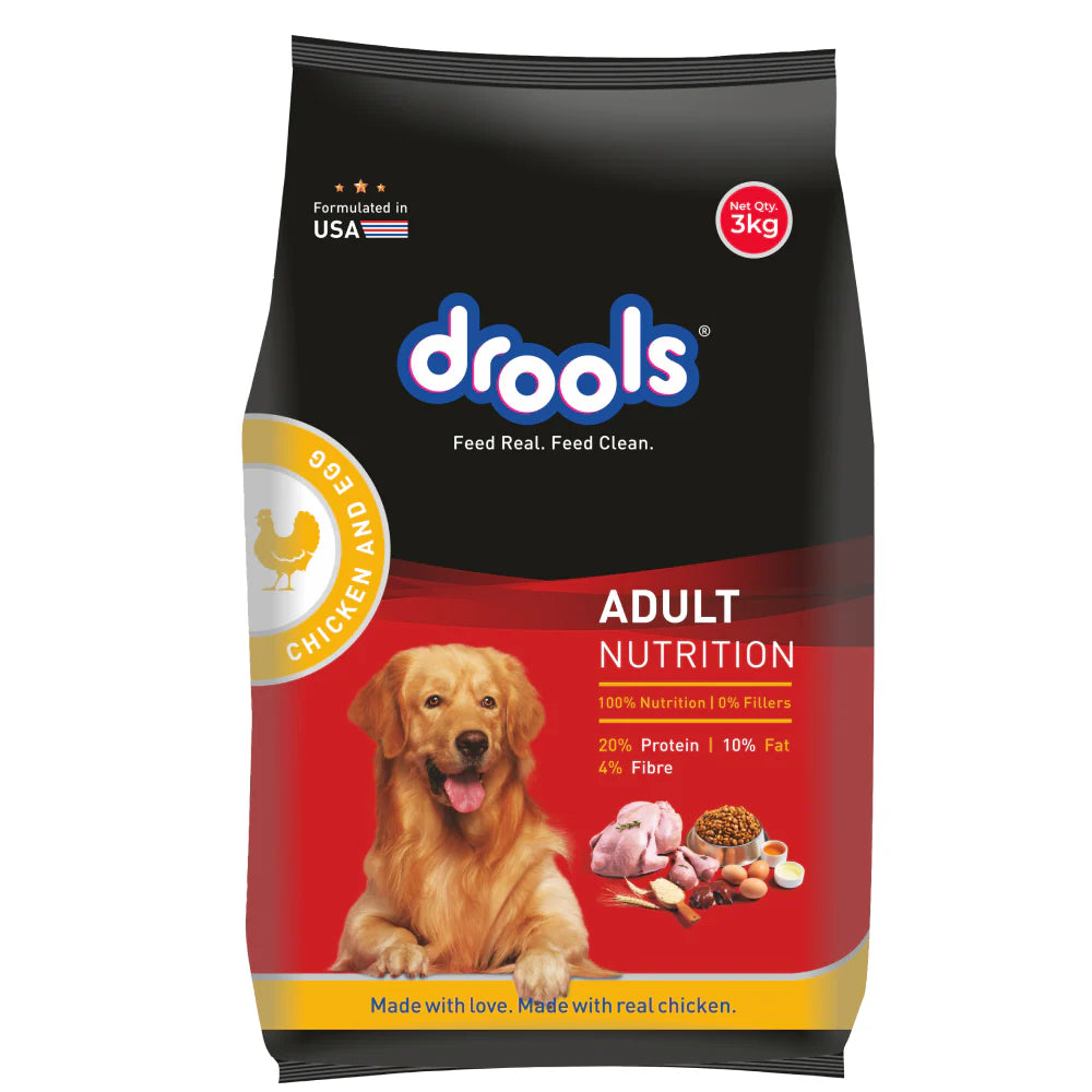 Drools Chicken & Egg Dry Food for Dogs - Adult