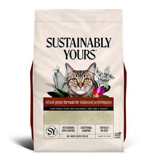 Sustainably Yours Multi Cat Unscented Mixed Granules Cat Litter