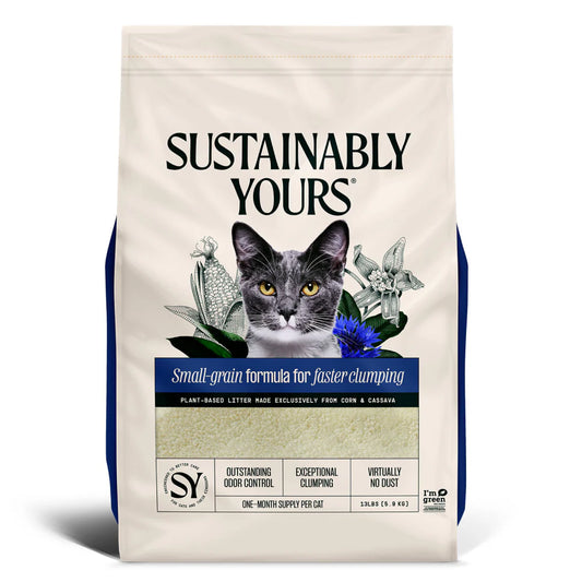 Sustainably Yours Multi Cat Plus Unscented Small Granules Cat Litter
