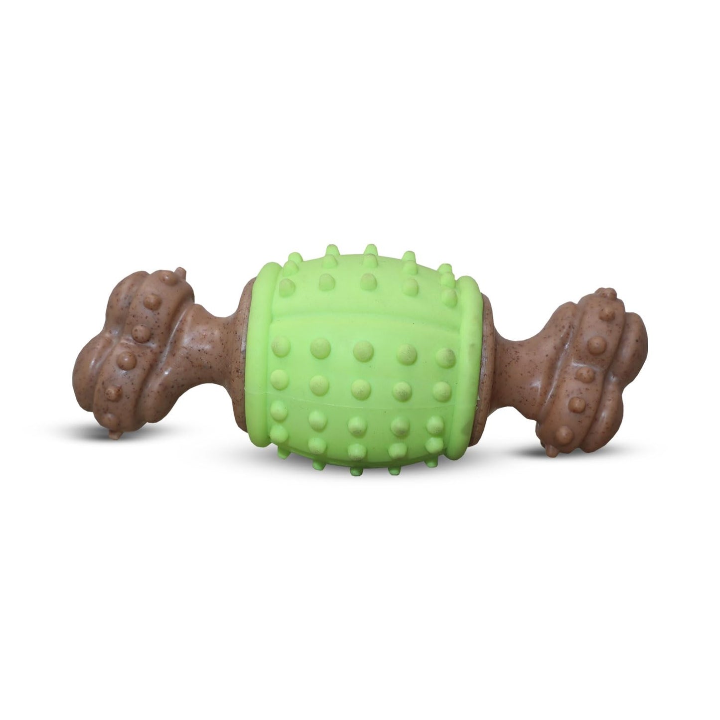 Plushmate x Petaholic Durable Nylon Hard Chew Toy & Treat Dispenser for Medium and Large Breed Dogs - Fat Bone