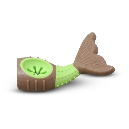Plushmate x Petaholic Durable Nylon Hard Chew Toy & Treat Dispenser for Medium and Large Breed Dogs - Antler