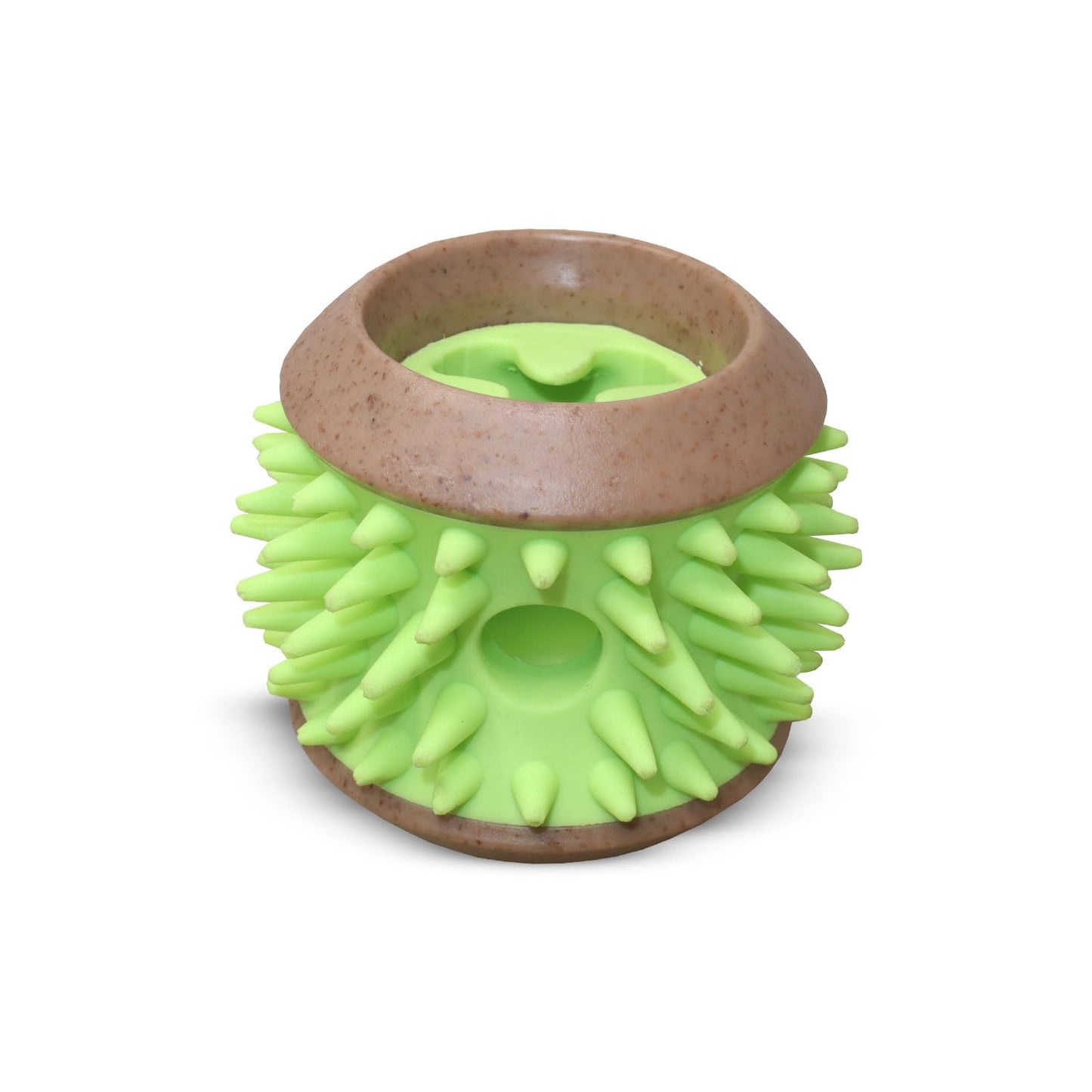 Plushmate x Petaholic Durable Nylon Hard Chew Toy & Treat Dispenser for Medium and Large Breed Dogs - Herring Bone