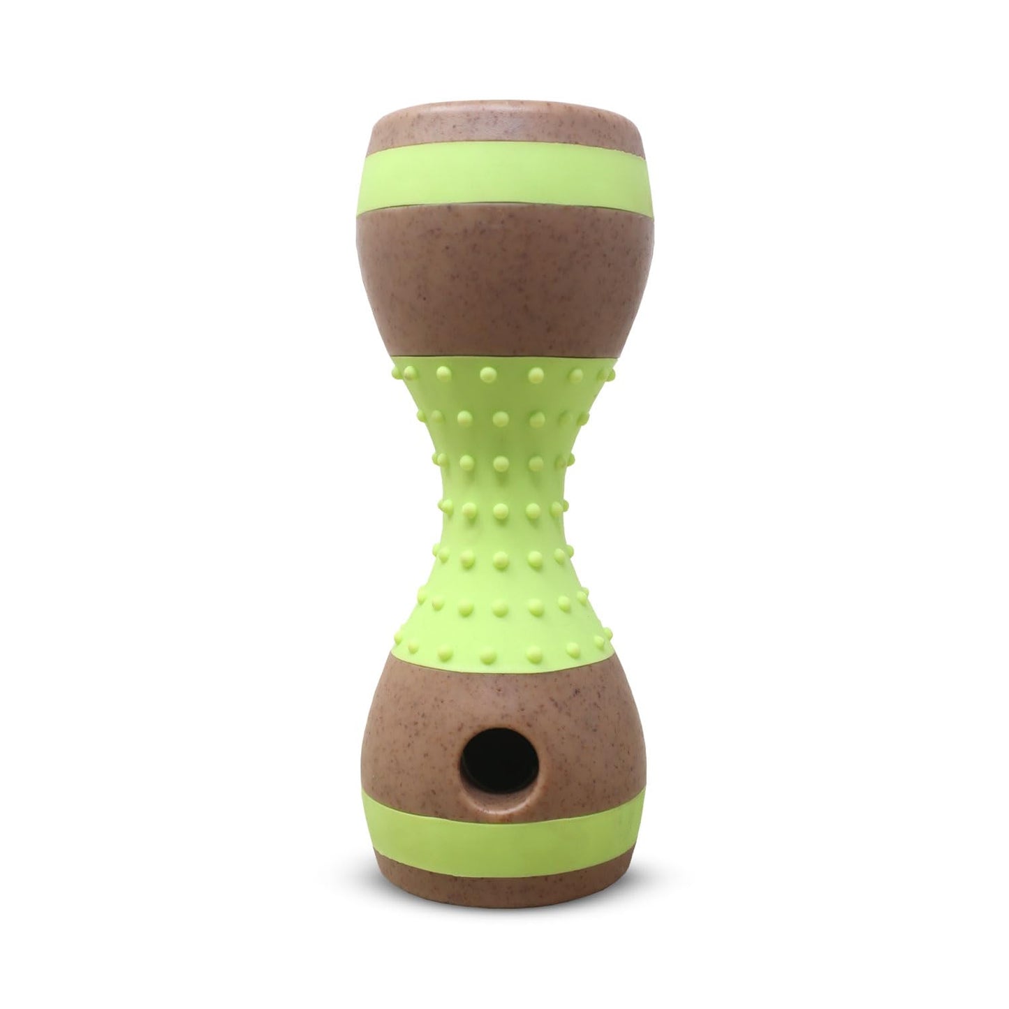 Plushmate x Petaholic Durable Nylon Hard Chew Toy & Treat Dispenser for Medium and Large Breed Dogs - Dual Drum Toy
