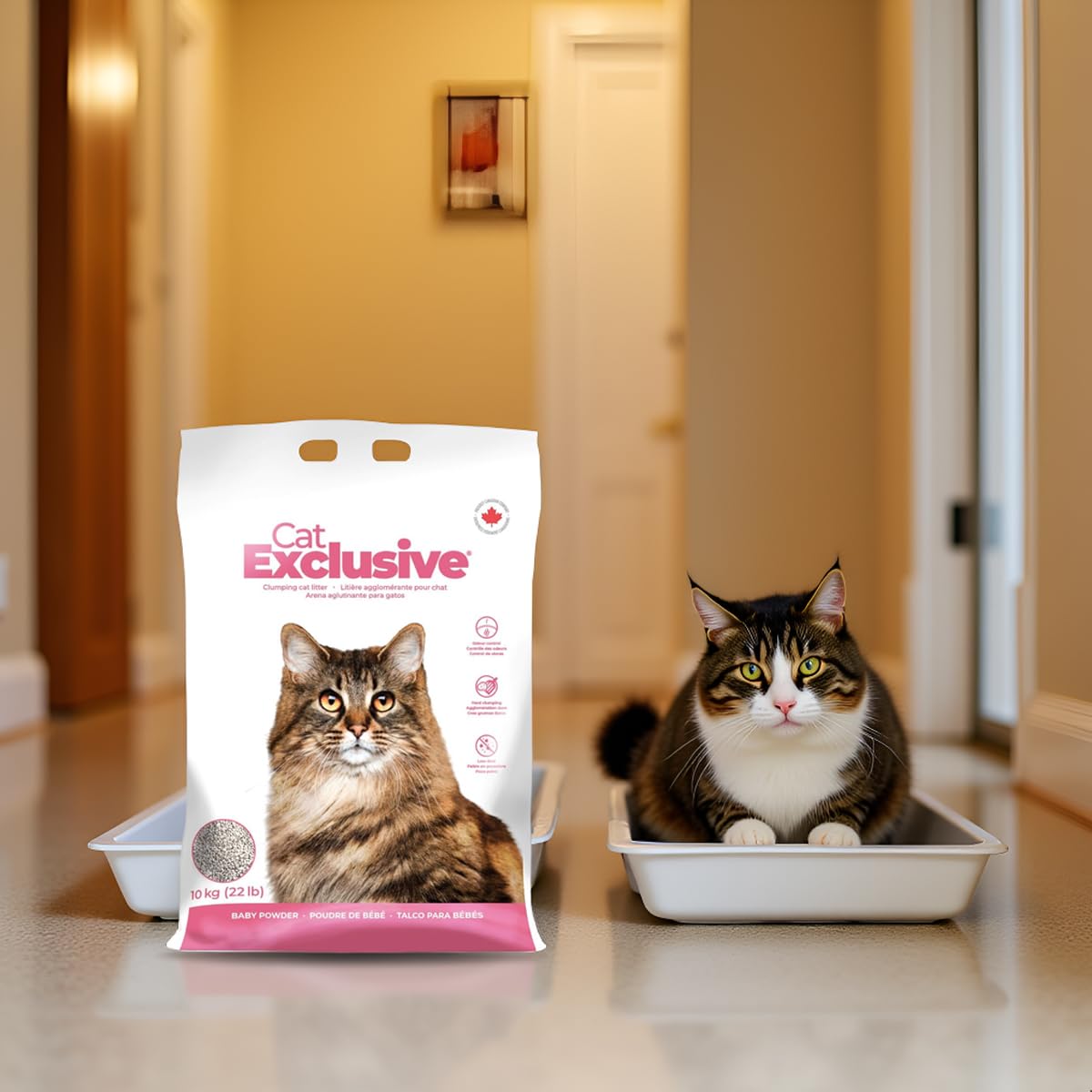 Cat Exclusive Scented Scoopable Cat Litter - Baby Powder