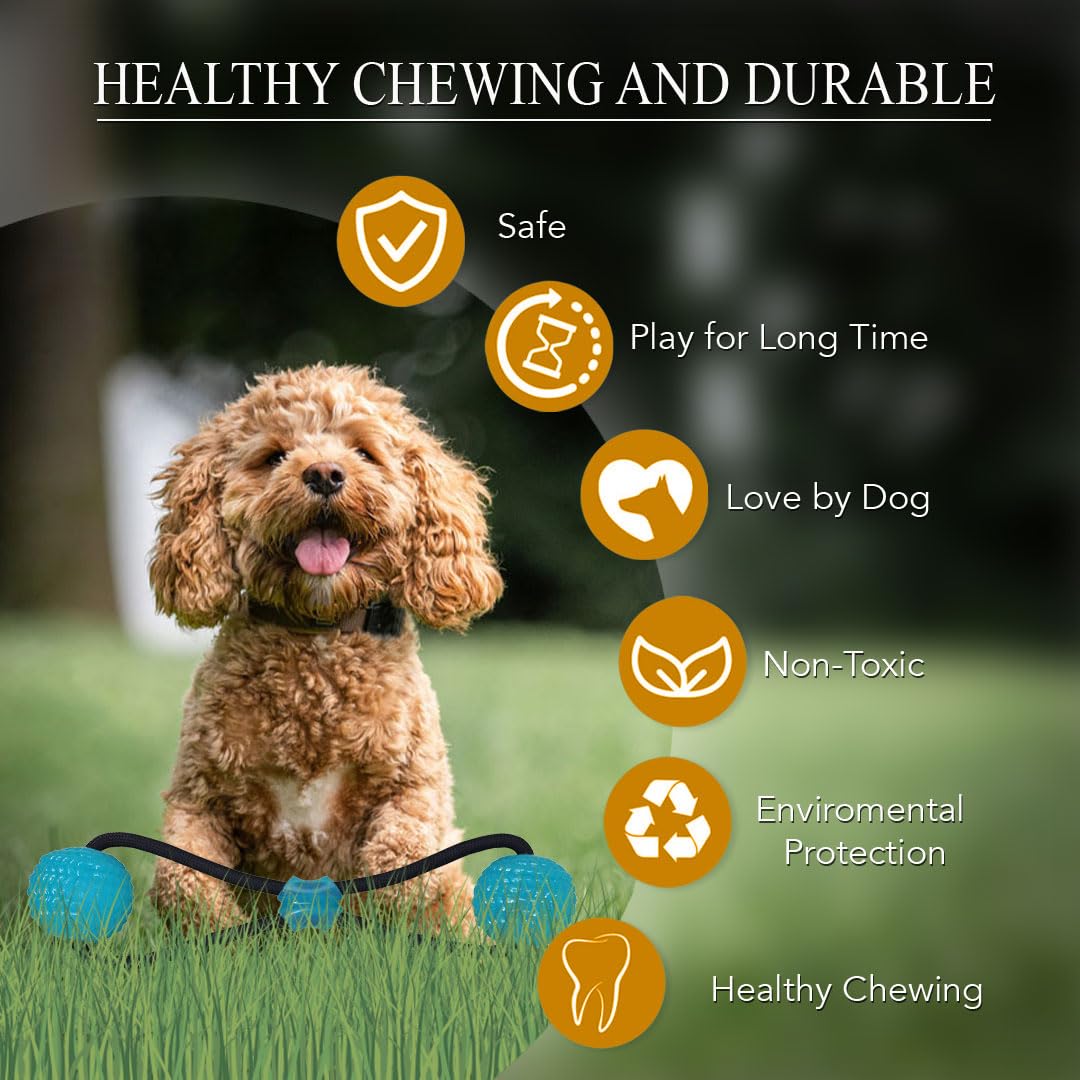 Plushmate x Petaholic Chew Toy - Rope with 2 Balls