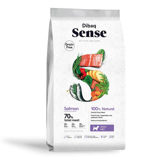 Dibaq Sense Dog Food ( Mini Adult Salmon) 2 Kg