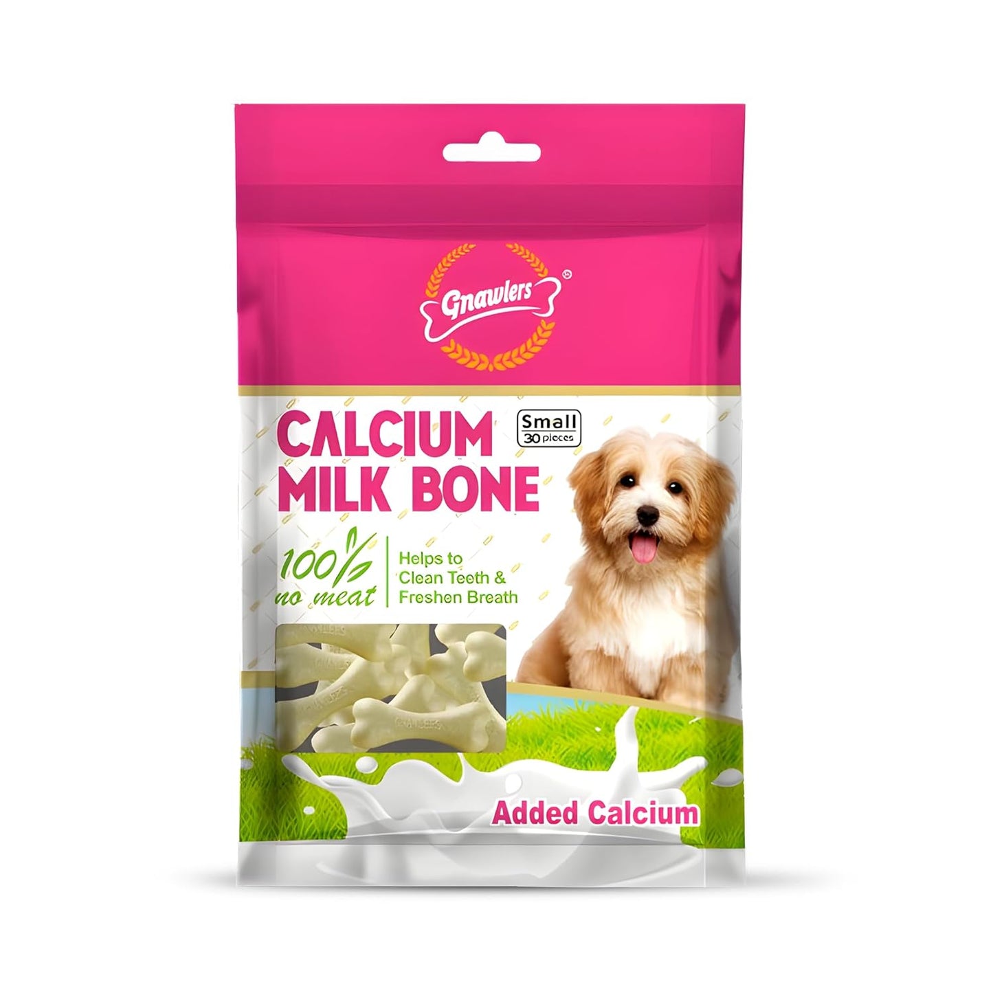 Gnawlers Calcium Milk Bone - Small