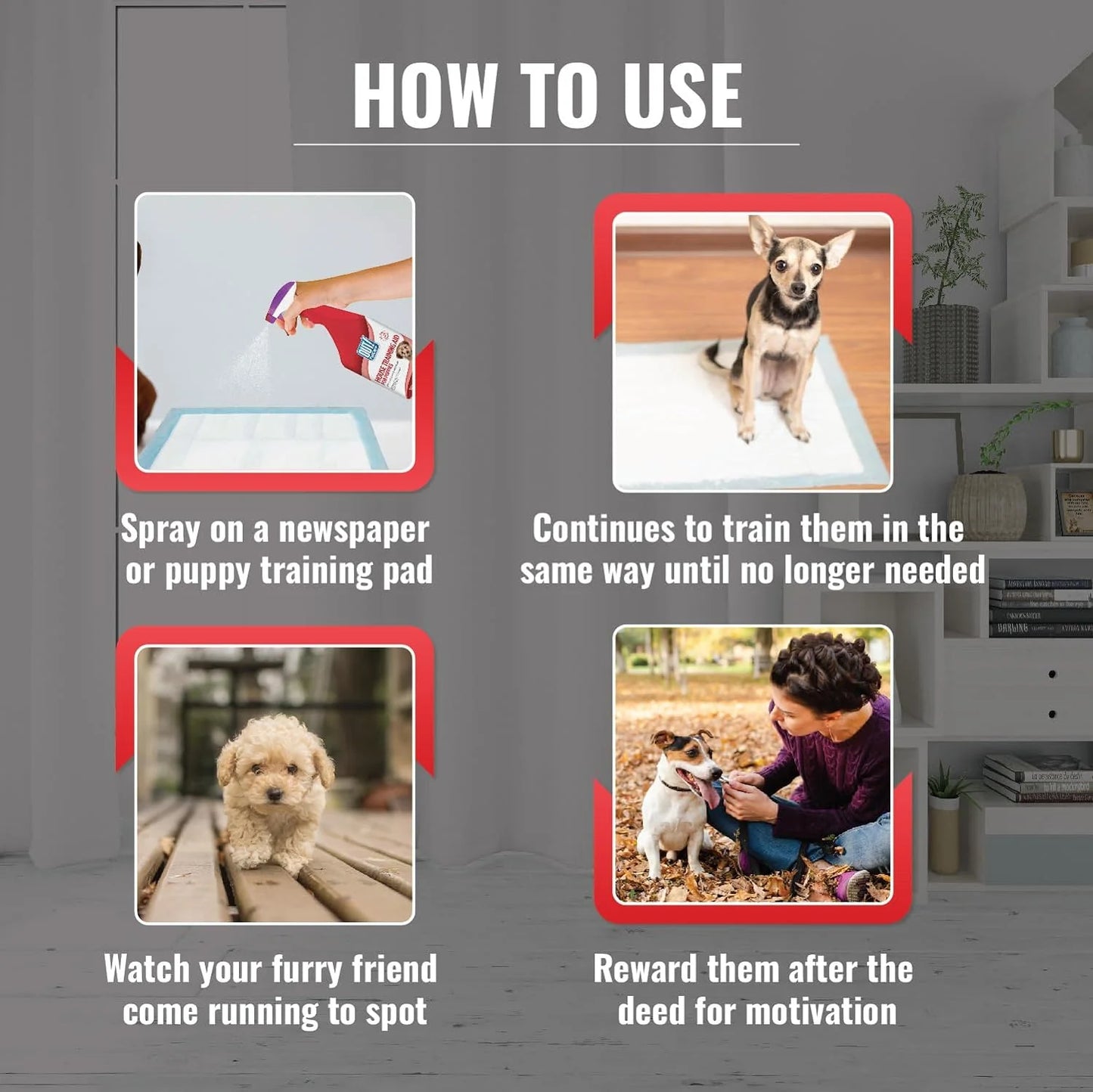 Out! House Training Aid Spray for Puppies - 500 ml