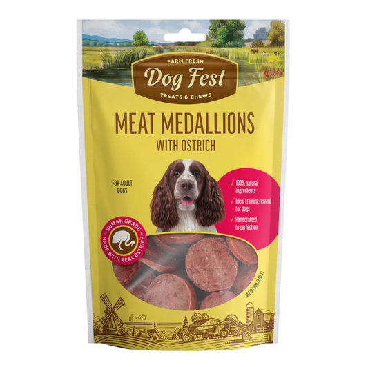Dog Fest Soft Treats for Dogs 90 gm - Meat Medallions