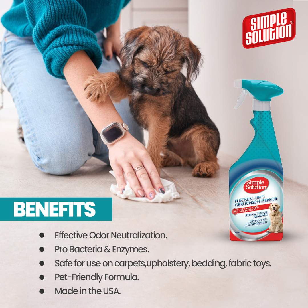 Simple Solution Stain & Odor Remover Spray for Dogs