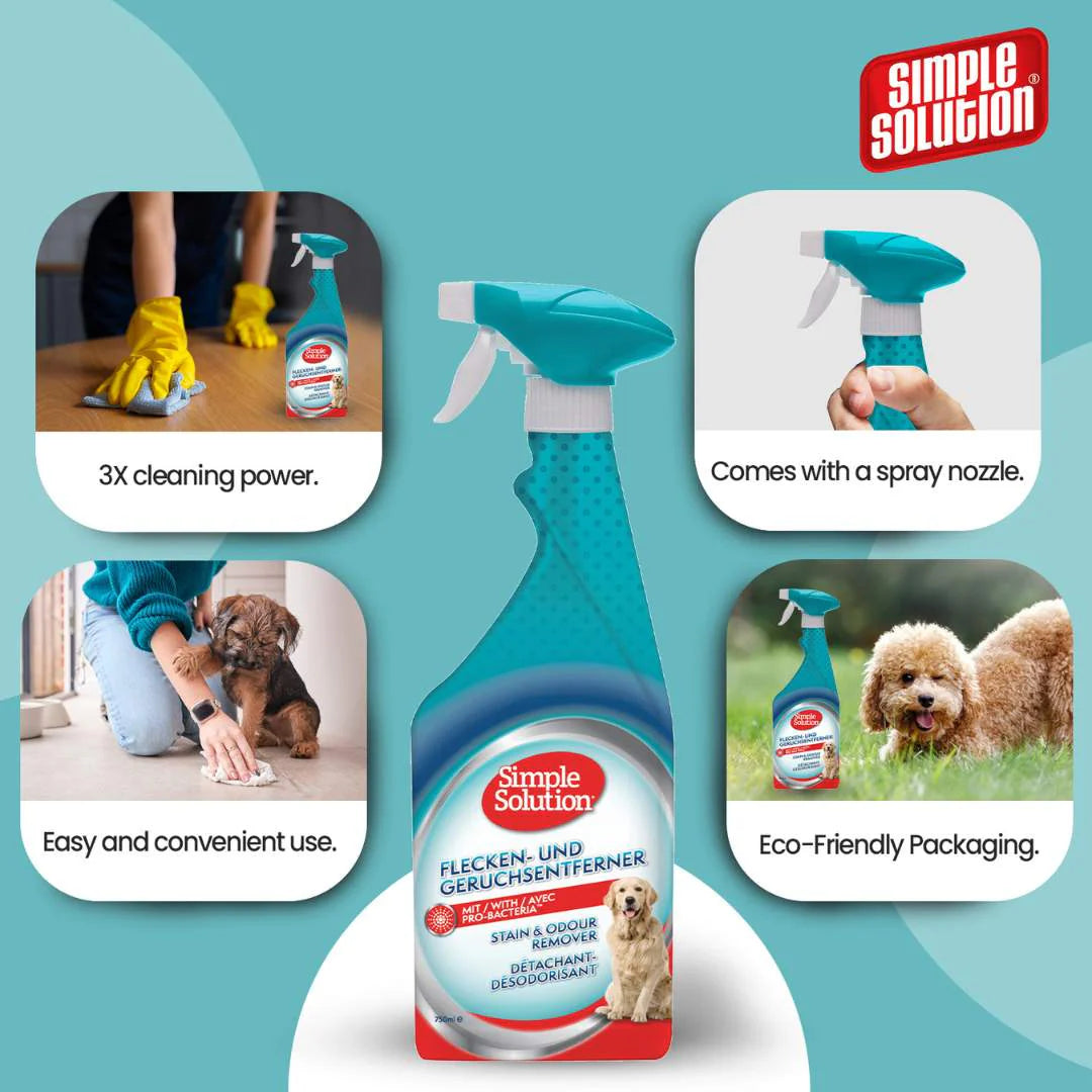 Simple Solution Stain & Odor Remover Spray for Dogs