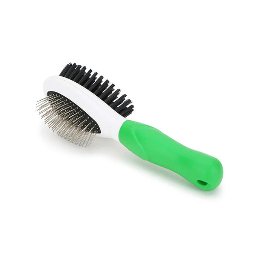 Basil Brush & Comb for Dog Grooming 2-in-1 Brush Comb
