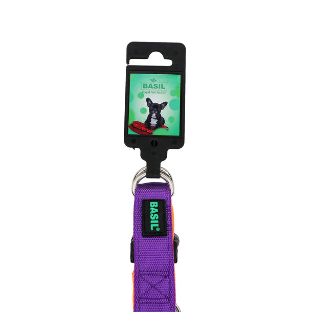 Basil Padded Adjustable Harness / Body Belt for Dogs & Puppies (Purple)