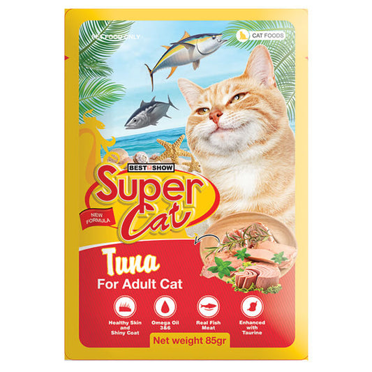 Super Cat Wet Food Gravy (Adult Tuna) 85 gm