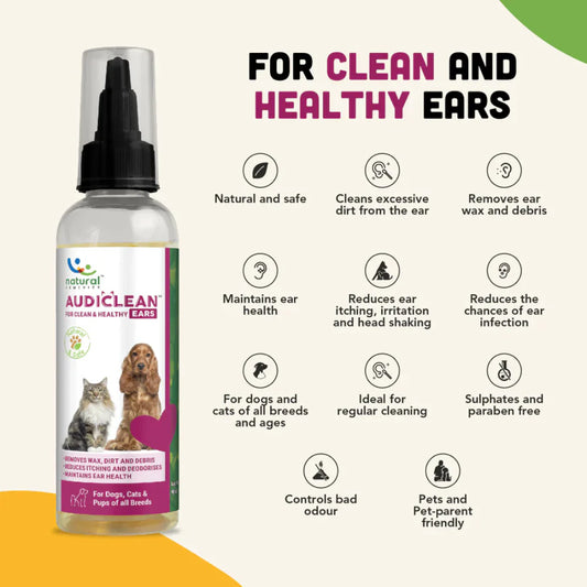 Audiclean Ear Cleanser Fir Dogs & Cats