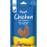 Drools Dry Treat for Cats 35 gm - Chicken COD Sandwich