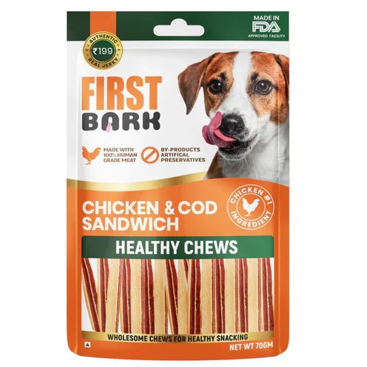 First Bark Dog Treats - Chicken & Cod Sandwich