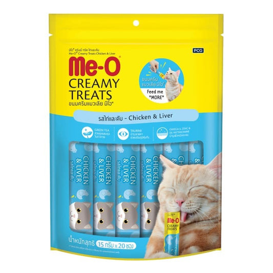 Meo Creamy Treats for Cats (20's) - Chicken & Liver