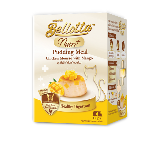 Bellotta Nutri+ Pudding Meal for Cats - Chicken Mousse with Mango