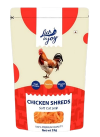Lick in Joy Dry Treat for Cat 35 gm - Chicken Shreds