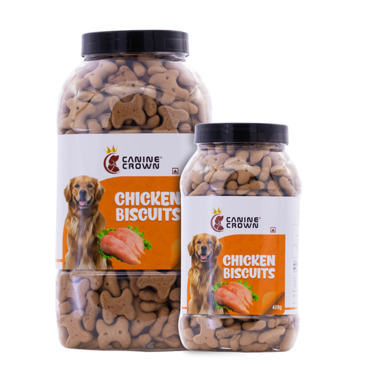 Canine Crown Dog Biscuits Jar - Mutton