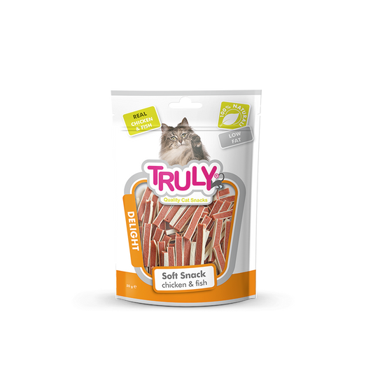 Truly Dry Treat for Cats 50 gm - Chicken & Fish