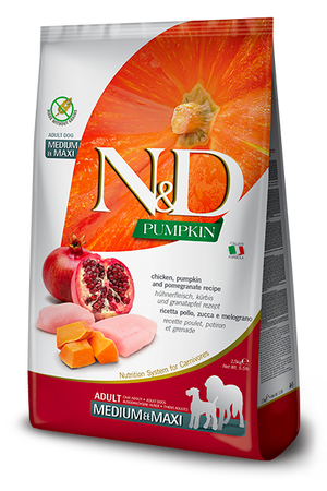 N&D Pumpkin Dry Food for Dogs - Maxi Adult ( Chicken & Pomegranate )