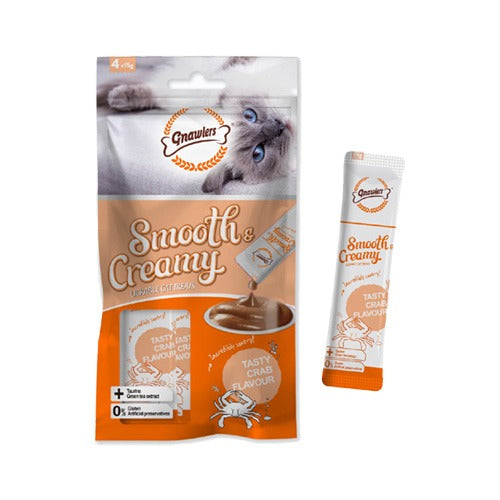 Gnawlers Smooth & Creamy Treats for Cats - Crab