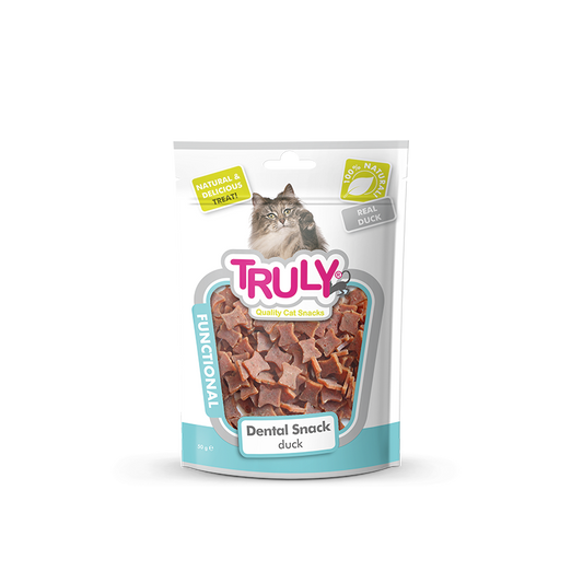 Truly Dry Treat for Cats 50 gm - Duck Dental Snack