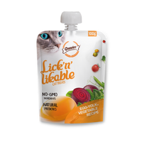 Gnawlers Lick n Lickable Creamy Treats for Cats - Egg Yolk & Vegetables