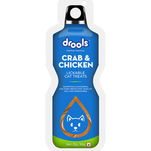 Drools Creamy Treats for Cats 30 gm - Crab & Chicken