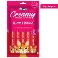 Drools Creamy Treats for Cats 5's - Salmon & Skipjack