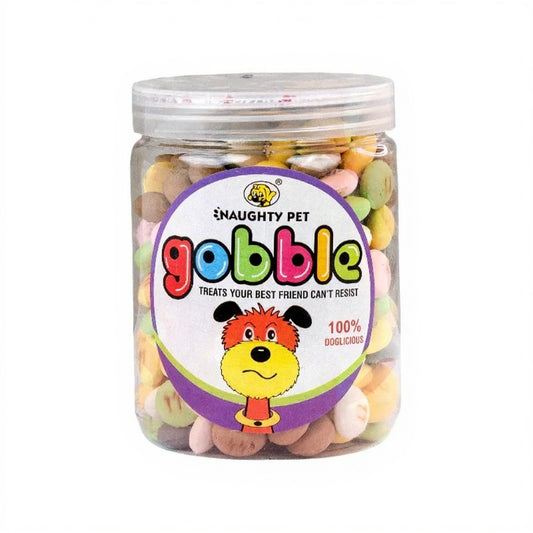 Naughty Pet Biscuits Jar for Dogs 300 gm - Gobble