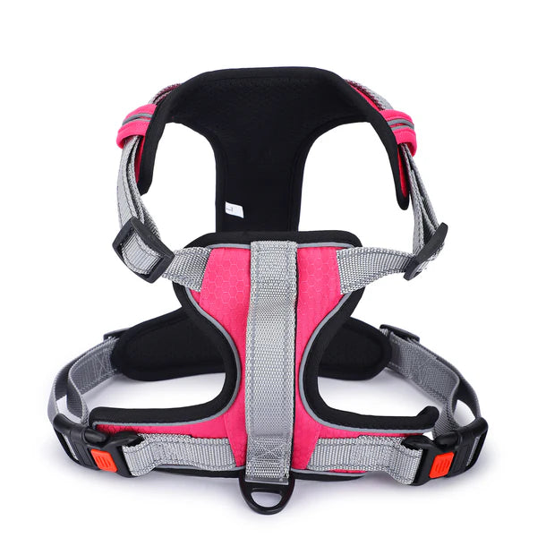 Basil No-Pull Vest Reflective Handle Full Body Belt / Harness - Pink