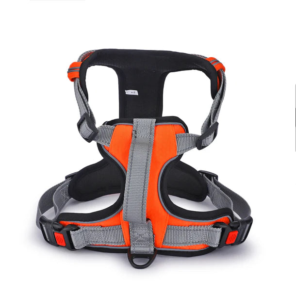 Basil No-Pull Vest Reflective Handle Full Body Belt / Harness - Orange