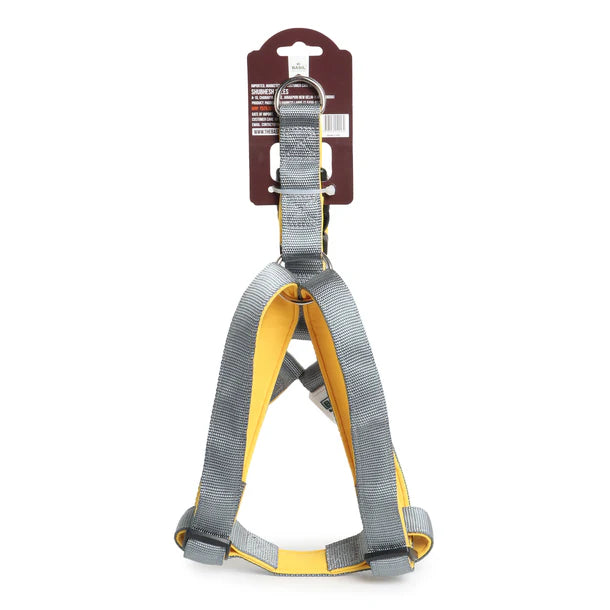 Basil Padded Adjustable Harness / Body Belt for Dogs & Puppies (Grey)