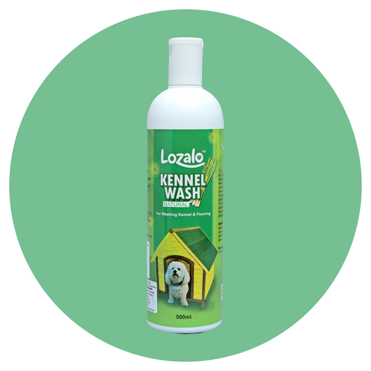 Lozalo Kennel Wash Hygiene Floor Cleaner for Pets Home (Dogs & Cats) - Green