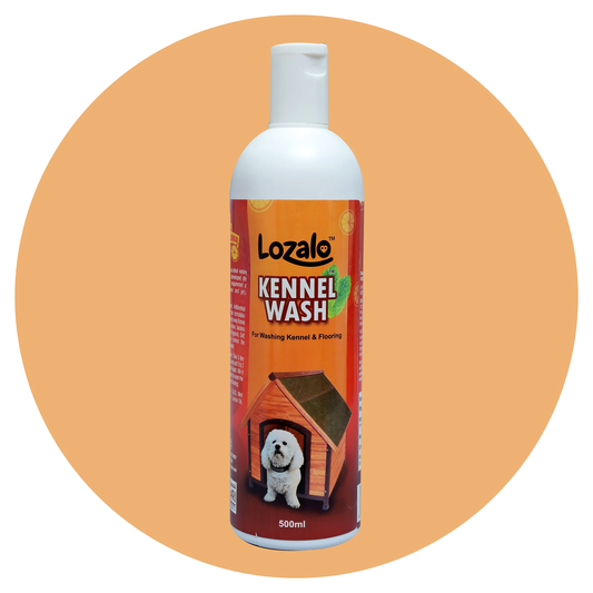 Lozalo Kennel Wash Hygiene Floor Cleaner for Pets Home (Dogs & Cats) - Red