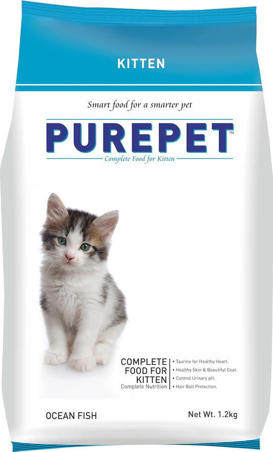 Purepet Dry Food for Kittens - Ocean Fish