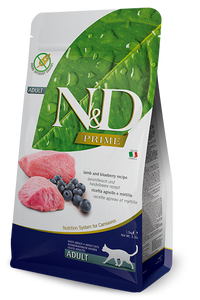 N&D Dry Food for Adult Cats - Lamb & Blueberry