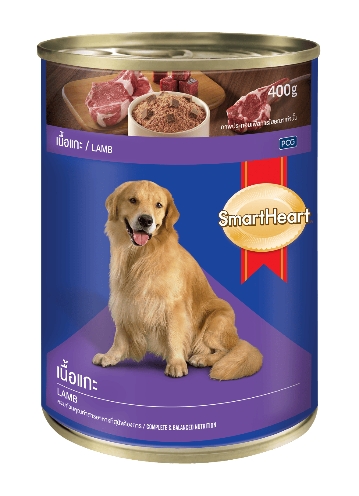 SmartHeart Gravy Wet Tin for Dogs 400 gm - Lamb