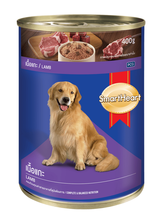 SmartHeart Gravy Wet Tin for Dogs 400 gm - Lamb