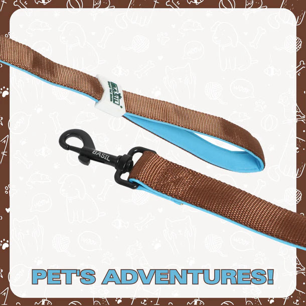 Basil Leash / Rope for Dogs, Cats & Puppies (Brown)