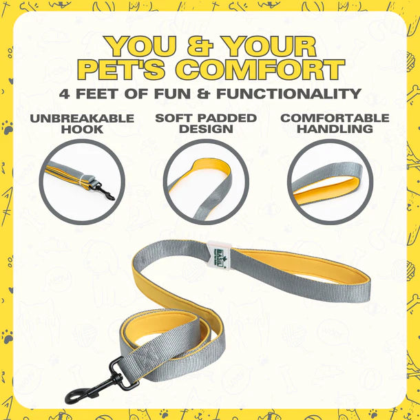 Basil Leash / Rope for Dogs, Cats & Puppies (Grey)