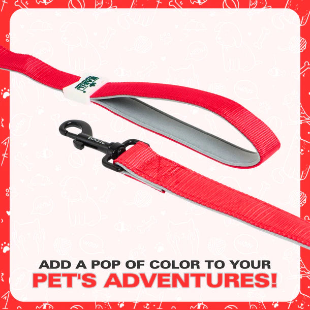 Basil Leash / Rope for Dogs, Cats & Puppies (Red)