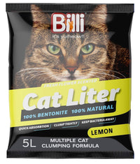 Billi Bentonite Clay Scented Cat Litter Sand - Lemon