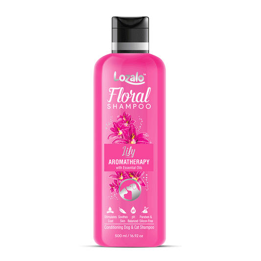 Lozalo Floral Shampoo for Dogs & Cats 250 ml (Lily)