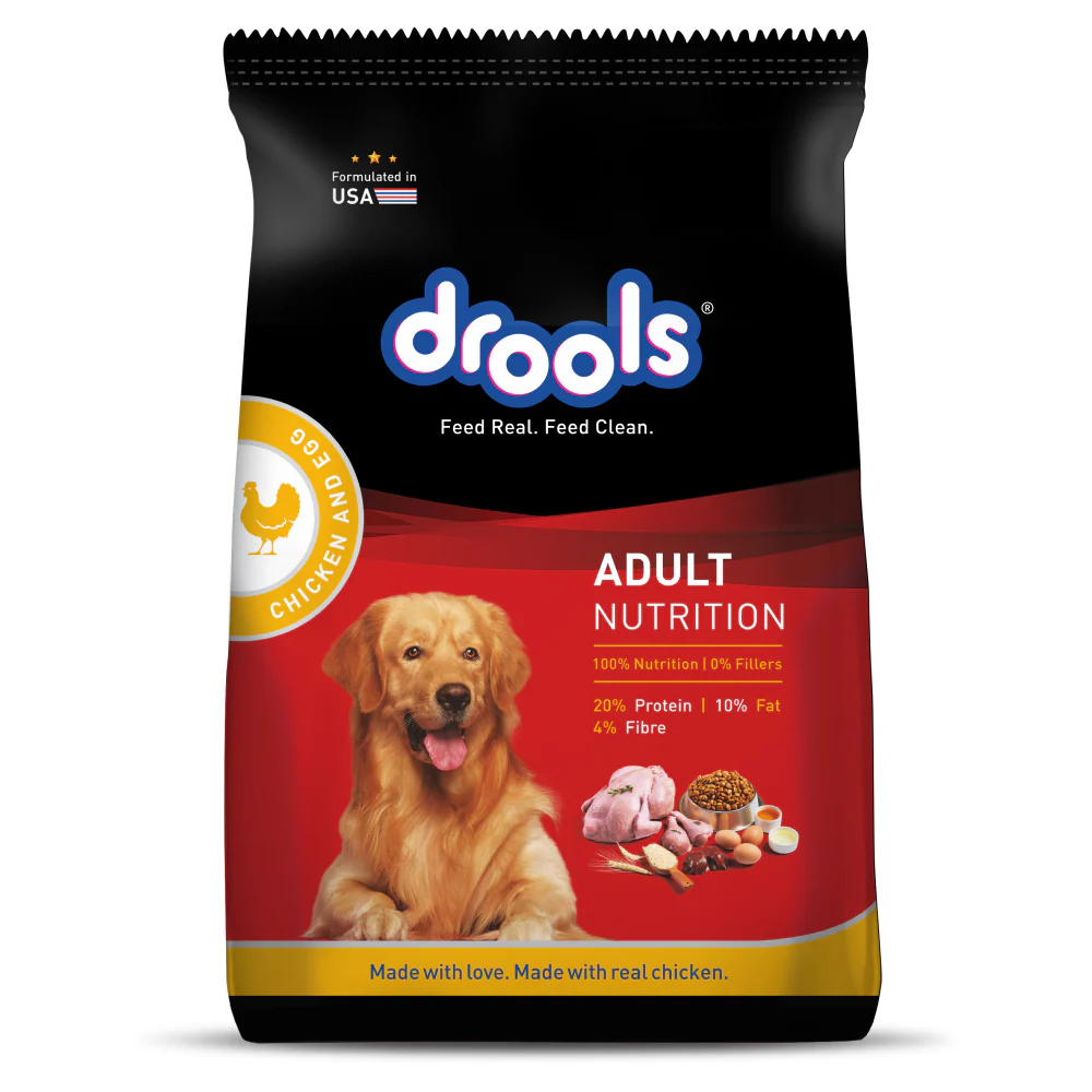 Drools Chicken & Egg Dry Food for Dogs - Adult